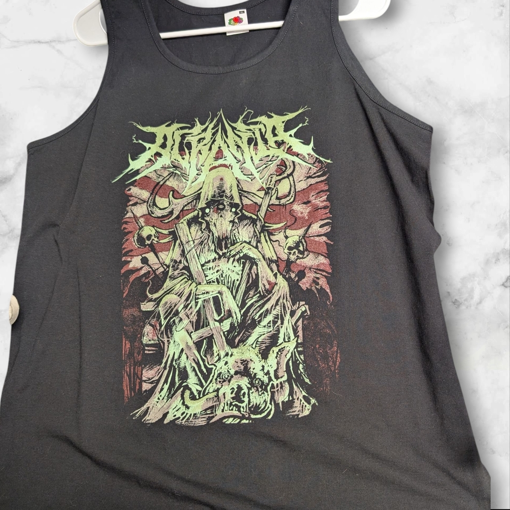 Acrania Deathcore Band Black Tank. Size Xl.